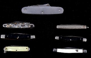 Collection of Seven Vintage Pocket Knives