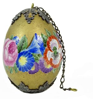 19th C. Russian Porcelain Easter Egg