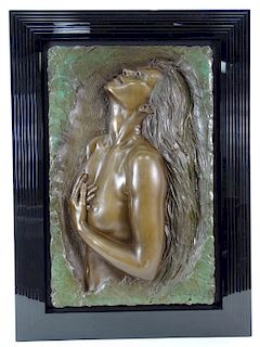 Bill Mack (AMERICAN, 1949) "Passion" Nude Relief