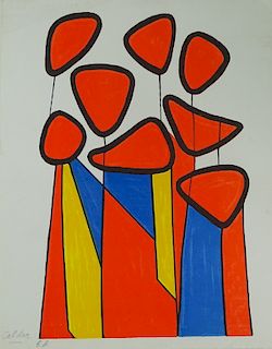 Alexander Calder, Booklet Print, Signed
