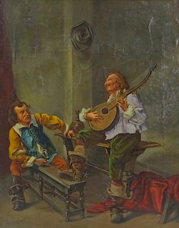 Artist Unknown, Musical Scene, 19th Century