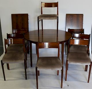 MIDCENTURY. Danish Modern Rosewood Table And