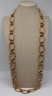 JEWELRY. Hammerman Bros. 14kt Gold Necklace.
