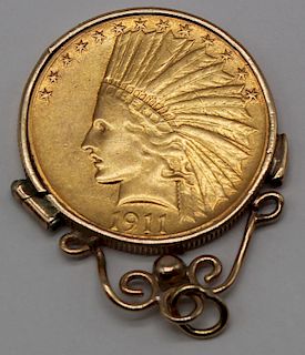 GOLD. US $10 Indian Head Gold Coin.