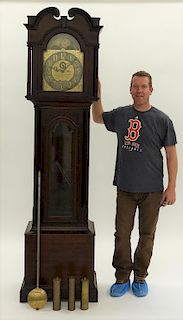 J.J.E. England Tiffany & Co. Tall Case Clock