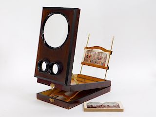 C.1900 Table Top Graphoscope Stereo & Book Viewer