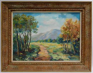 Louis Jack O/C Impressionist Landscape Painting