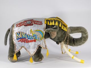LG Plush Barnum & Bailey King Tusk Toy Elephant