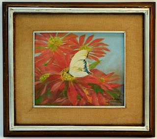 Eiko Kawakubo Still Life Painting of a Butterfly