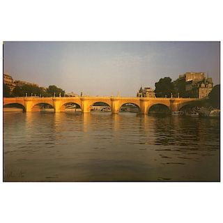 CHRISTO y JEANNE-CLAUDE, The Pont Neuf Wrapped, 1976. 