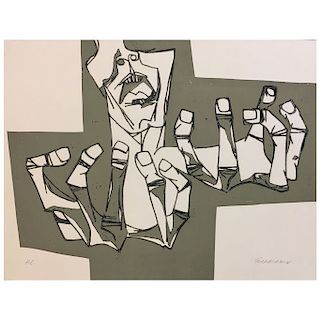 OSWALDO GUAYASAMÍN, Las manos de la ira, 1973. 