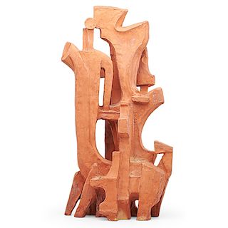 RENE BUTHAUD Cubist sculpture (Centaur)