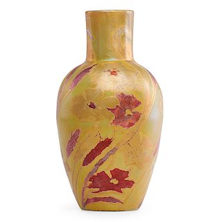 AMEDEE DE CARANZA Lustre glass vase