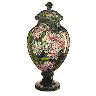 JOHN BENNETT Fine large lidded urn
