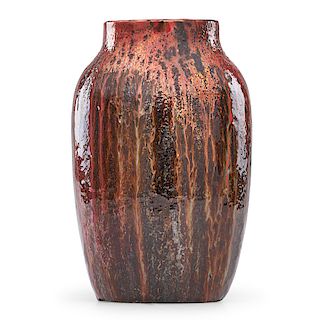 HUGH ROBERTSON; DEDHAM Fine oxblood vase