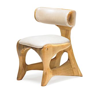 LEE RIDENOUR Sculptural side chair