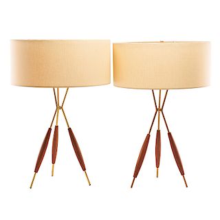 GERALD THURSTON Pair of table lamps