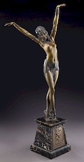 Demetre Chiparus "Egyptian Dancer" bronze,
