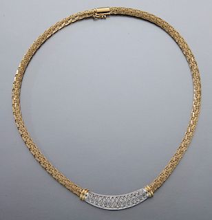 Roberto Coin 18K gold and diamond necklace