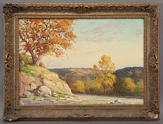 Robert Wood "Untitled (Fall in Texas Hill