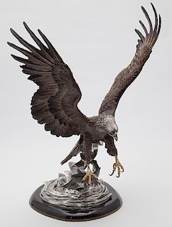 Chester Fields "Eagle's Domain" bronze, silver,