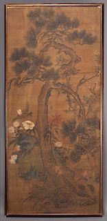 Anonymous Chinese Ming Dynasty watercolor on silk,