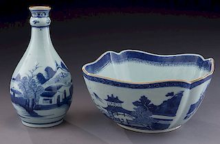 (2) Pcs. Chinese export porcelain,
