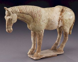 Chinese Tang Dynasty ceramic horse.