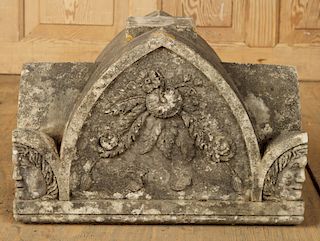 19TH C. CARVED MARBLE ARCHITECTURAL ELEMENT