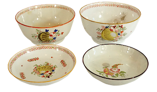French Faience Bowls