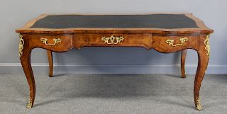 Louis XV Style Bronze Mounted Satinwood, Banded