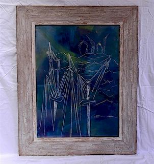 Evelyn Cortlandt Painting in House of  Heydenryk Frame