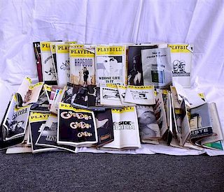 Vintage Playbill Lot of 100 1960s-1990s.