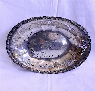 Tiffany &amp; Co Sterling Silver Bread Bowl Tray