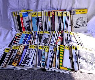Vintage Playbill Lot of 125 1960s-1990s. 