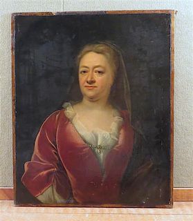 Oil on Canvas Portrait of a Lady 