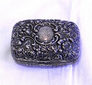 Dominick &amp; Haff Sterling Repousse Soap Dish 