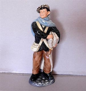 Royal Doulton Newsboy Corp 1958 Porcelain Figurine HN2244