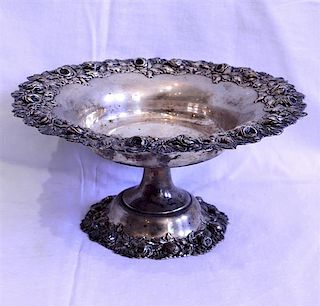 Woodside Sterling &amp; Co Compote Footed Pedestal Dish 