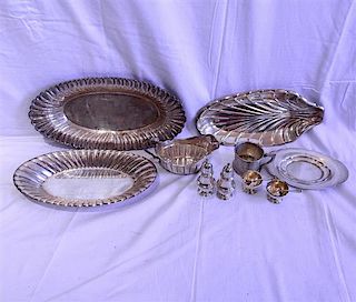 Tiffany &amp; Co Fisher Sterling Serving Server Lot 12pc