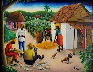 ANDRE NORMIL (HAITIAN, b. 1934).