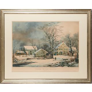Currier and Ives, lithograph, c.1863
