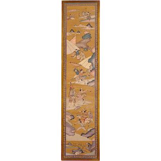 Antique Chinese Kesi embroidery panel