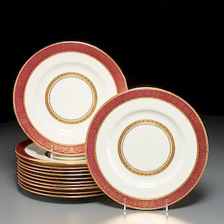 Set (12) Minton's porcelain cabinet plates