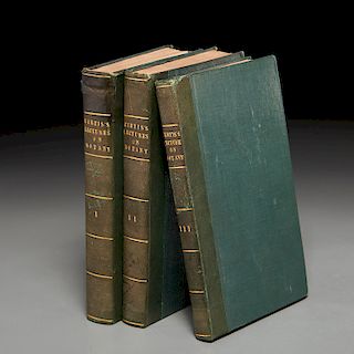 BOOKS: (3) Vols, Curtis, Lectures on Botany, 1805