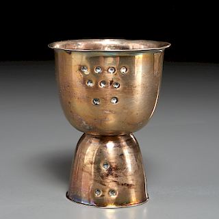 Hector Aguilar, silver footed cup
