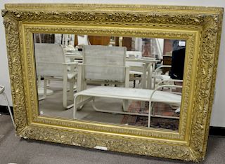 Large gilt Victorian framed mirror. 42" x 58"