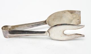 Artimsa Mexican Sterling Silver Serving Tongs