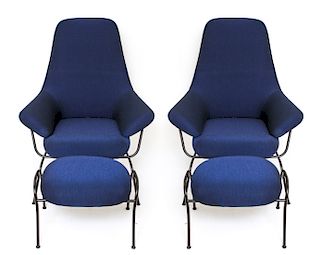 Nichetto for Hem "Hai" Accent Chair & Ottoman, Pr