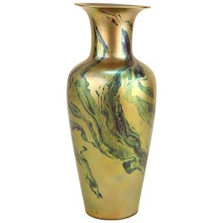 Art Nouveau Zsolnay Pecs Hungary Baluster Vase